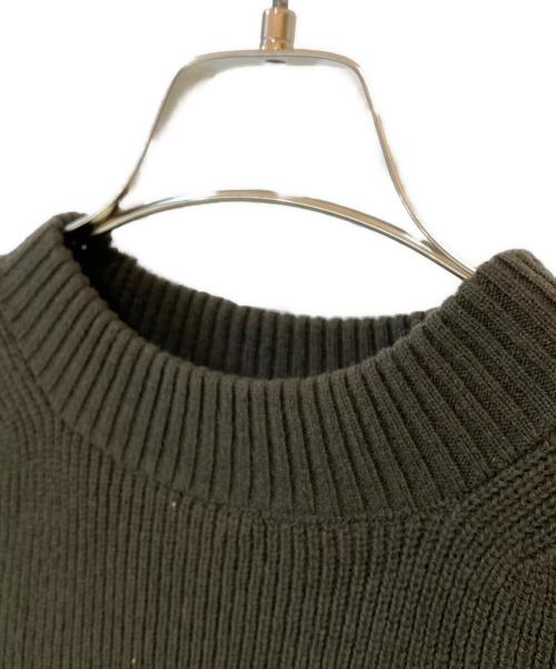 sacai（サカイ）sacai (サカイ) MA-1 ドッキングニットワンピース ブラウン×カーキ サイズ:1の古着・服飾アイテム