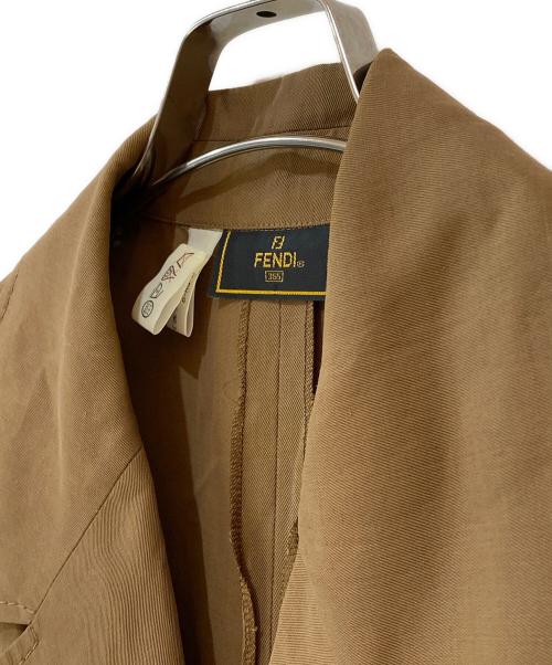 FENDI（フェンディ）FENDI (フェンディ) 半袖シャツワンピース カーキ サイズ:44の古着・服飾アイテム