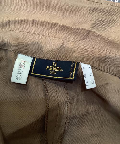 FENDI（フェンディ）FENDI (フェンディ) 半袖シャツワンピース カーキ サイズ:44の古着・服飾アイテム