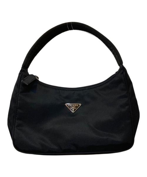 PRADA（プラダ）PRADA (プラダ) ナイロンハンドバッグ ブラック サイズ:なしの古着・服飾アイテム
