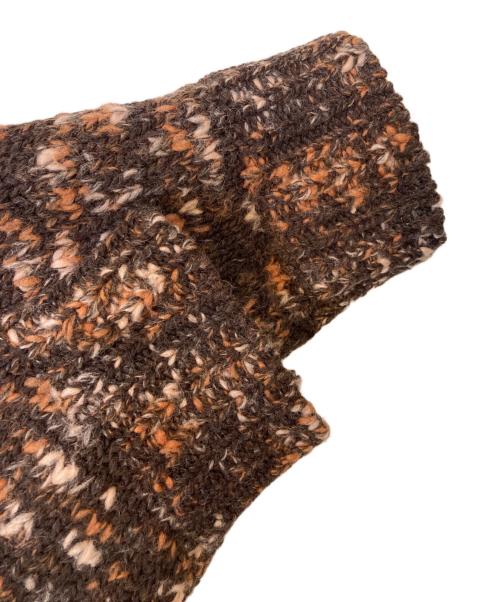 AURALEE（オーラリー）AURALEE (オーラリー) WOOL MIX COLOR SLUB YARN KNIT P/O/ウールミックスカラースラブヤーンニットP/O ブラウン サイズ:4の古着・服飾アイテム