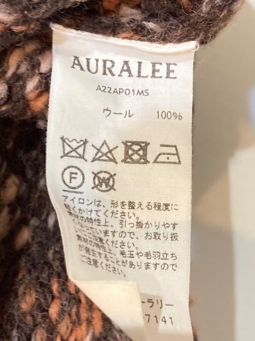 AURALEE（オーラリー）AURALEE (オーラリー) WOOL MIX COLOR SLUB YARN KNIT P/O/ウールミックスカラースラブヤーンニットP/O ブラウン サイズ:4の古着・服飾アイテム