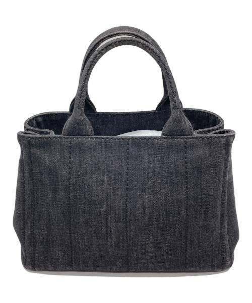 PRADA（プラダ）PRADA (プラダ) CANAPA トートバッグ ブラック サイズ:なしの古着・服飾アイテム