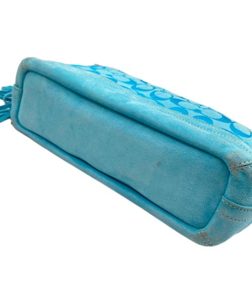 COACH（コーチ）COACH (コーチ) シグネチャー ワンショルダーバッグ ブルー サイズ:なしの古着・服飾アイテム