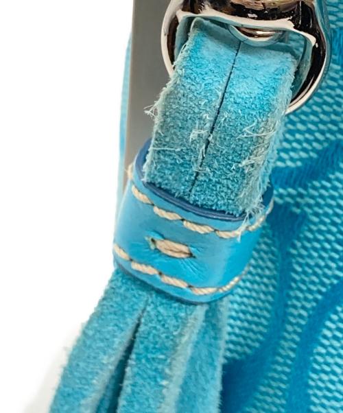 COACH（コーチ）COACH (コーチ) シグネチャー ワンショルダーバッグ ブルー サイズ:なしの古着・服飾アイテム