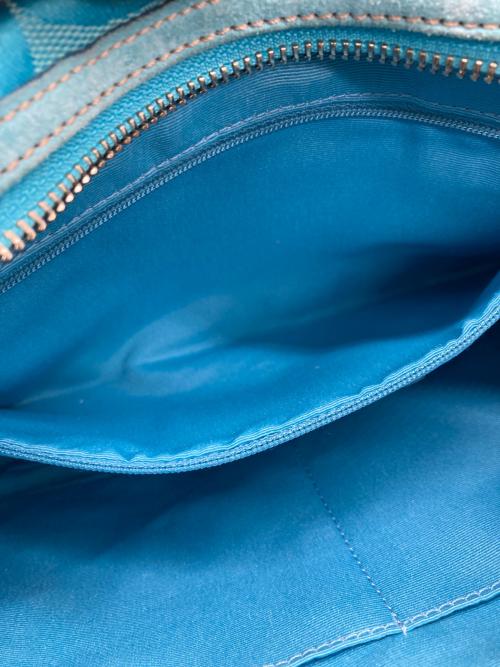 COACH（コーチ）COACH (コーチ) シグネチャー ワンショルダーバッグ ブルー サイズ:なしの古着・服飾アイテム