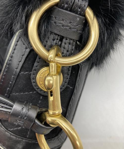 COACH（コーチ）COACH (コーチ) ソーホースキーウィズラビット ワンショルダーバッグ ブラック サイズ:なしの古着・服飾アイテム