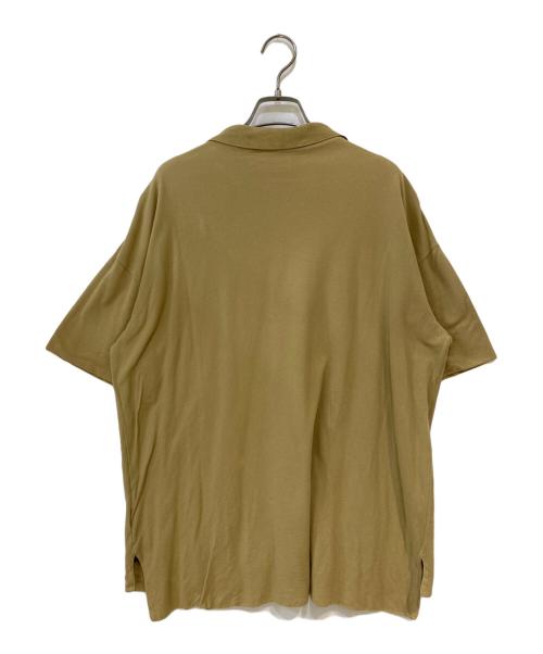AURALEE（オーラリー）AURALEE (オーラリー) HIGH GAUGE PIQUE DOUBLE CLOTH POLO ポロシャツ ベージュ サイズ:4の古着・服飾アイテム
