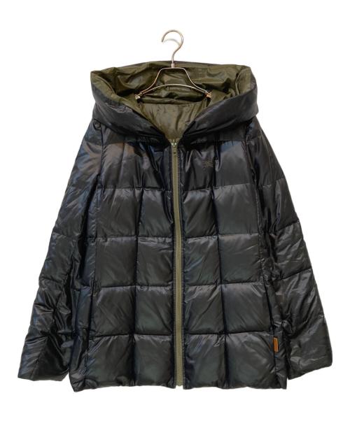 BURBERRY BLUE LABEL（バーバリー ブルー レーベル）BURBERRY BLUE LABEL (バーバリーロンドンブルーレーベル) リバーシブルダウンジャケット ブラック サイズ:38の古着・服飾アイテム