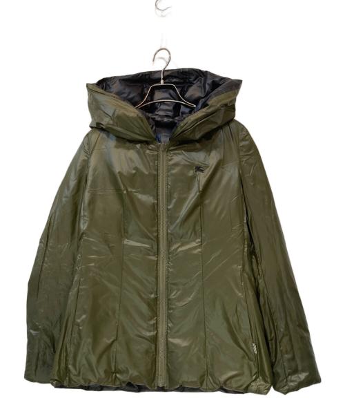 BURBERRY BLUE LABEL（バーバリー ブルー レーベル）BURBERRY BLUE LABEL (バーバリーロンドンブルーレーベル) リバーシブルダウンジャケット ブラック サイズ:38の古着・服飾アイテム