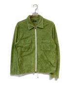 TOM FORDトムフォード）の古着「パイル地ジップアップジャケット」｜ベージュ