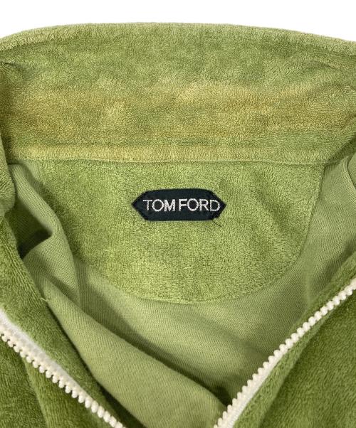 TOM FORD（トムフォード）TOM FORD (トムフォード) パイル地ジップアップジャケット ベージュ サイズ:SIZE 48の古着・服飾アイテム