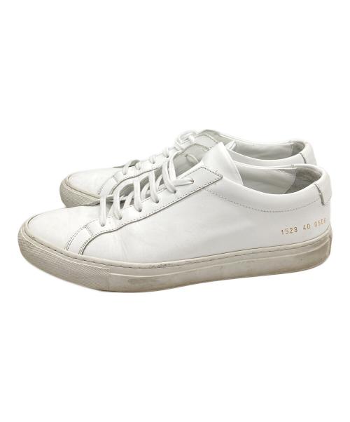 COMMON PROJECTS（コモンプロジェクツ）COMMON PROJECTS (コモンプロジェクツ) 1528 ORIGINAL ACHILLES LOW/オリジナルアキレス ローカットレザースニーカー ホワイト サイズ:40の古着・服飾アイテム