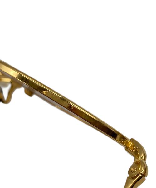 10 eyevan（テン アイヴァン）10 eyevan (テン アイヴァン) No.3-47 眼鏡 ゴールド サイズ:47□22-145の古着・服飾アイテム