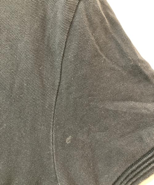 MONCLER（モンクレール）MONCLER (モンクレール) ロゴ 刺繍 S/S ポロシャツ ブラック サイズ:Mの古着・服飾アイテム