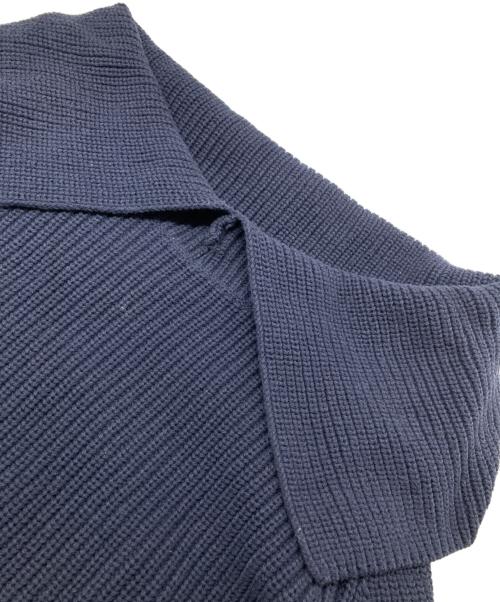 Noble（ノーブル）Noble (ノーブル) 片畦ケープカラープルオーバー ネイビー サイズ:FREEの古着・服飾アイテム