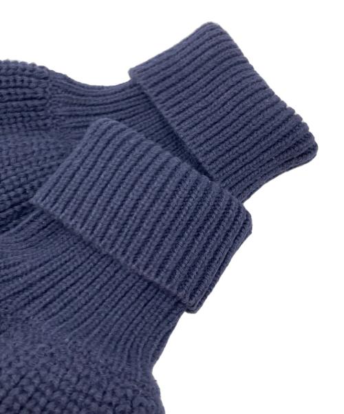 Noble（ノーブル）Noble (ノーブル) 片畦ケープカラープルオーバー ネイビー サイズ:FREEの古着・服飾アイテム