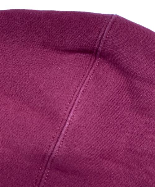 stussy（ステューシー）stussy (ステューシー) Floral embroidered logo hoodie/ 花柄刺繍ロゴパーカー レッド サイズ:Sの古着・服飾アイテム