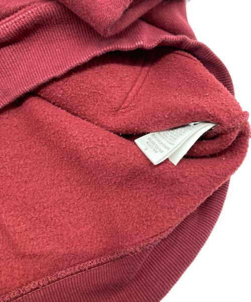 stussy（ステューシー）stussy (ステューシー) Floral embroidered logo hoodie/ 花柄刺繍ロゴパーカー レッド サイズ:Sの古着・服飾アイテム