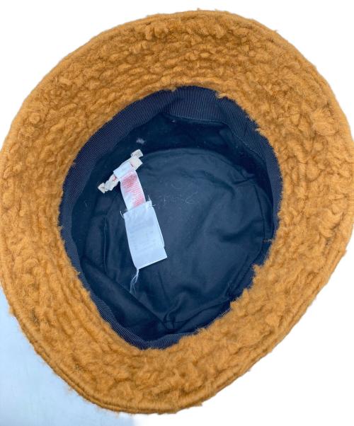 MARNI（マルニ）MARNI (マルニ) ボア バケットハット ブラウン サイズ:Lの古着・服飾アイテム