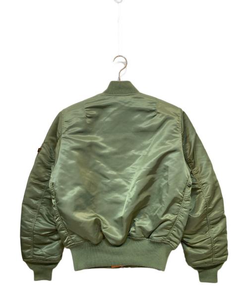ALPHA（アルファ）ALPHA (アルファ) MA-1 FLIGHT JACKET グリーン サイズ:S 未使用品の古着・服飾アイテム