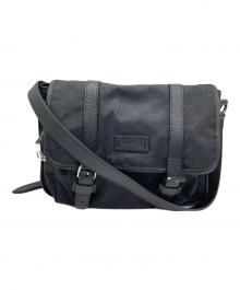 GUCCI（グッチ）の古着「グッチシマ GG ナイロンショルダーバッグ」｜ブラック