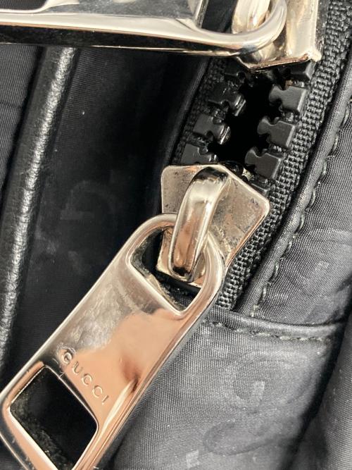 GUCCI（グッチ）GUCCI (グッチ) グッチシマ GG ナイロンショルダーバッグ ブラック サイズ:なしの古着・服飾アイテム