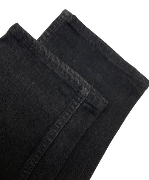 NUMBER (N)INE（ナンバーナイン）NUMBER (N)INE (ナンバーナイン) ハート涙パッチ スキニーブラックデニムパンツ ブラック サイズ:34の古着・服飾アイテム