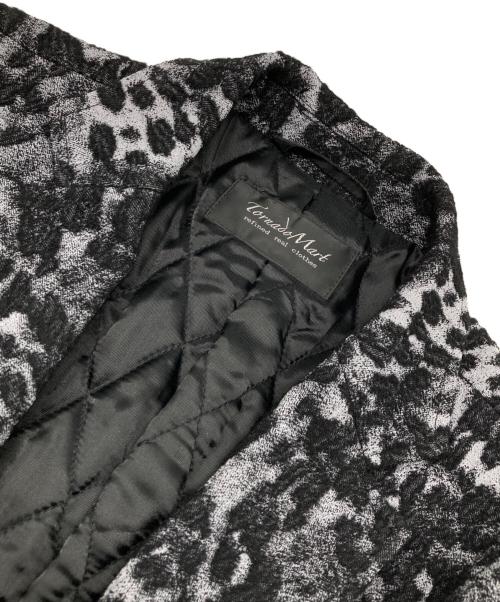 TORNADO MART（トルネードマート）TORNADO MART (トルネードマート) ウーリーレオパードジャガードチェスターコート グレー サイズ:Mの古着・服飾アイテム