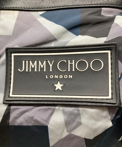 JIMMY CHOO（ジミーチュウ）JIMMY CHOO (ジミーチュウ) バルフォア アンソラシート カモフラージュプリント ナイロン 2WAYバッグ ブラック×グレー サイズ:なしの古着・服飾アイテム