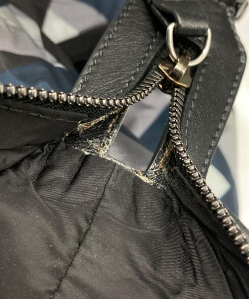 JIMMY CHOO（ジミーチュウ）JIMMY CHOO (ジミーチュウ) バルフォア アンソラシート カモフラージュプリント ナイロン 2WAYバッグ ブラック×グレー サイズ:なしの古着・服飾アイテム