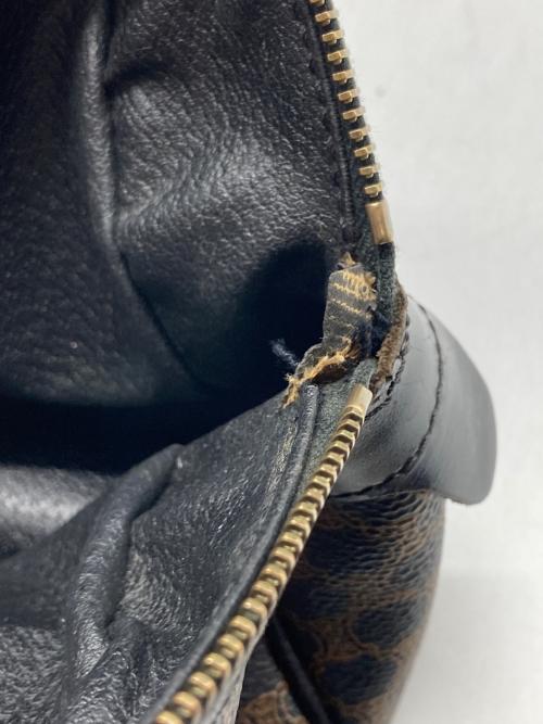 CELINE（セリーヌ）CELINE (セリーヌ) マカダム柄ハンドバッグ ブラウン サイズ:なしの古着・服飾アイテム