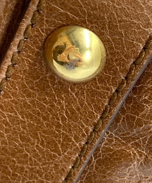 MIU MIU（ミュウミュウ）MIU MIU (ミュウミュウ) VITELLO LUX /ヴィッテロ・リュクス2WAYバッグ ブラウン サイズ:なしの古着・服飾アイテム