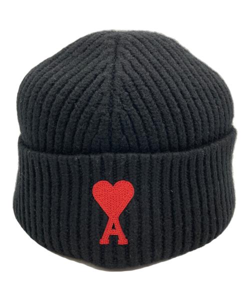 AMI Alexandre Mattiussi（アミアレクサンドルマテュッシ）AMI Alexandre Mattiussi (アミアレクサンドルマテュッシ) ADC BEANIE ブラック サイズ:なしの古着・服飾アイテム