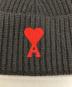中古・古着 AMI Alexandre Mattiussi (アミアレクサンドルマテュッシ) ADC BEANIE ブラック サイズ:なし：10000円