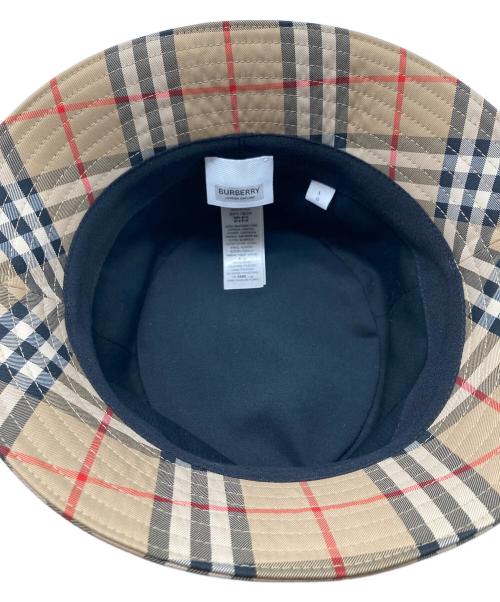 BURBERRY（バーバリー）BURBERRY (バーバリー) 2 PANEL BUCKET HAT/２パネルバケットハット ARCHIVE BEIGE サイズ:なしの古着・服飾アイテム