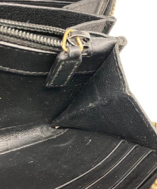 Saint Laurent Paris（サンローランパリ）Saint Laurent Paris (サンローランパリ) Yライン ジップアラウンドウォレット ブラック サイズ:なしの古着・服飾アイテム