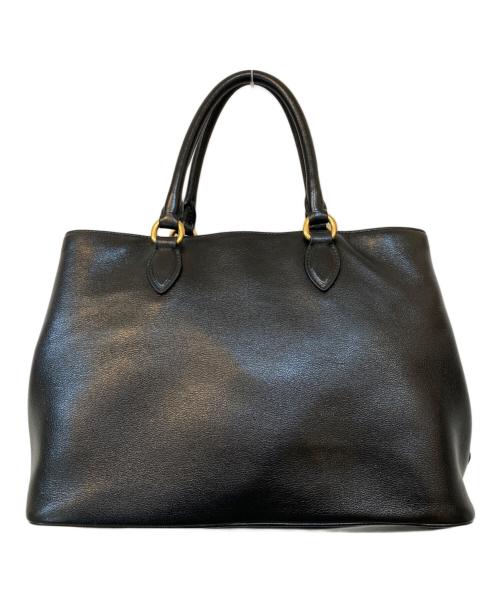 PRADA（プラダ）PRADA (プラダ) SAFFIANO SOFT サフィアーノソフト 2WAYトートバッグ ブラック サイズ:なしの古着・服飾アイテム