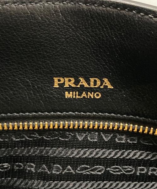 PRADA（プラダ）PRADA (プラダ) SAFFIANO SOFT サフィアーノソフト 2WAYトートバッグ ブラック サイズ:なしの古着・服飾アイテム