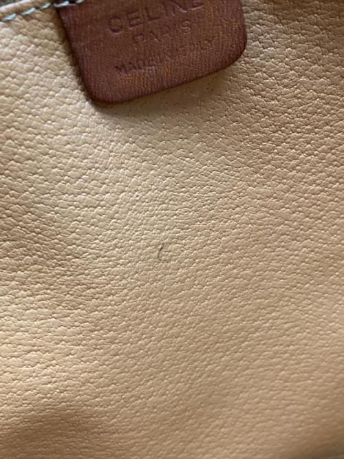 CELINE（セリーヌ）CELINE (セリーヌ) マカダム柄 バケツ型トートバッグ ブラウン サイズ:なしの古着・服飾アイテム