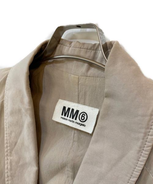 MM6 Maison Margiela（エムエムシックスメゾンマルジェラ）MM6 Maison Margiela (エムエムシックスメゾンマルジェラ) チェスターコート ベージュ サイズ:36の古着・服飾アイテム