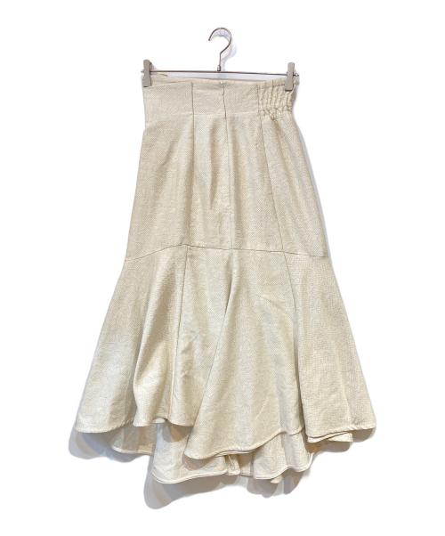 Snidel（スナイデル）Snidel (スナイデル) ハイウエストジャガードマーメイドスカート ホワイト サイズ:1の古着・服飾アイテム