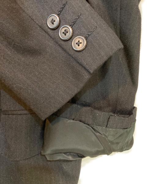 Y's for men（ワイズフォーメン）Y'S for men (ワイズフォーメン) ウールストライプセットアップスーツ ネイビー サイズ:Sの古着・服飾アイテム