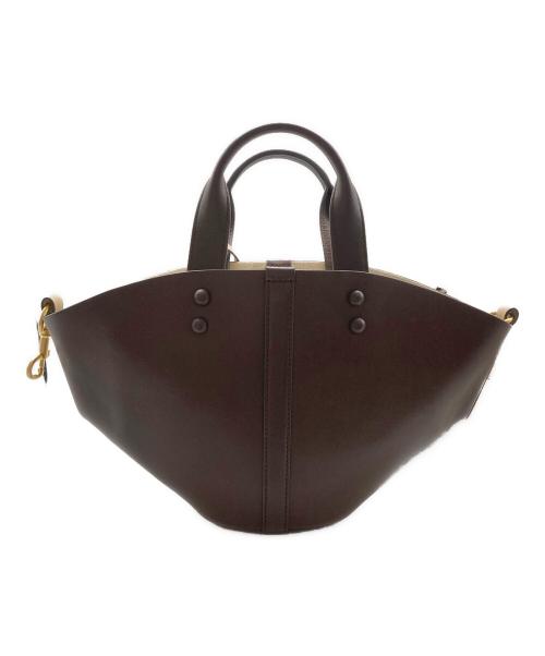 TORY BURCH（トリーバーチ）TORY BURCH (トリーバーチ) セテ 2WAYバッグ ブラウンの古着・服飾アイテム