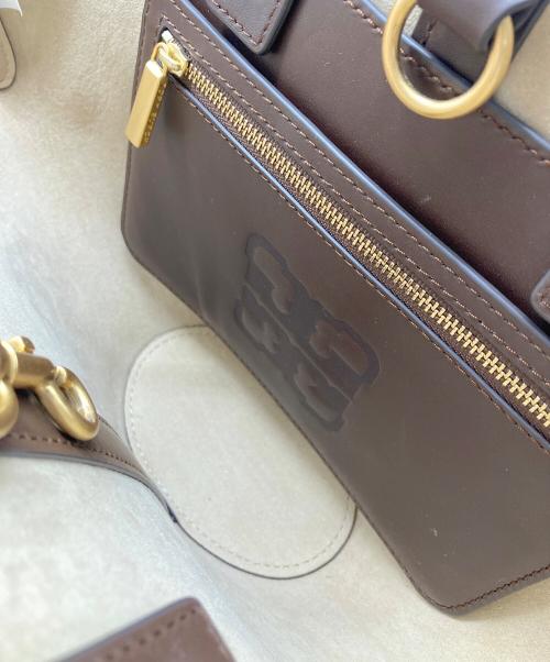 TORY BURCH（トリーバーチ）TORY BURCH (トリーバーチ) セテ 2WAYバッグ ブラウンの古着・服飾アイテム