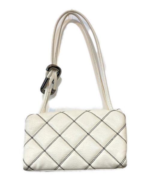 MARC JACOBS（マークジェイコブズ）MARC JACOBS (マークジェイコブズ) BI COLOR QUILTED LEATHER DUAL BAG ホワイト サイズ:なしの古着・服飾アイテム