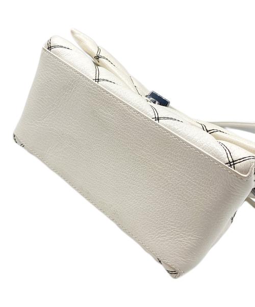 MARC JACOBS（マークジェイコブズ）MARC JACOBS (マークジェイコブズ) BI COLOR QUILTED LEATHER DUAL BAG ホワイト サイズ:なしの古着・服飾アイテム