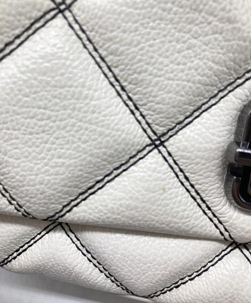 MARC JACOBS（マークジェイコブズ）MARC JACOBS (マークジェイコブズ) BI COLOR QUILTED LEATHER DUAL BAG ホワイト サイズ:なしの古着・服飾アイテム