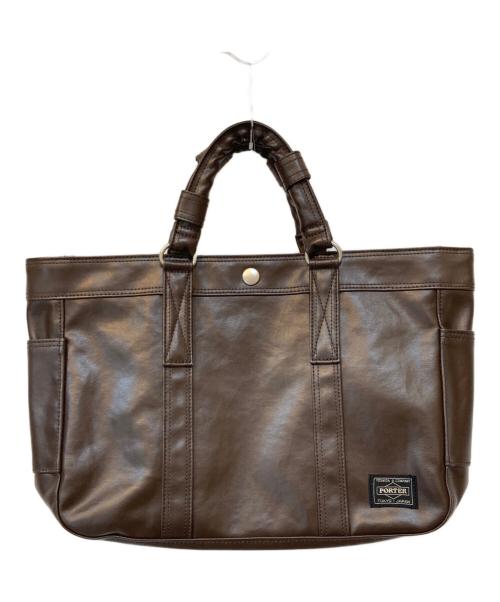 PORTER（ポーター）PORTER (ポーター) FREE STYLE TOTE BAG ブラウン サイズ:なしの古着・服飾アイテム