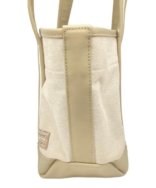 PORTER GIRL（ポーターガール）PORTER GIRL (ポーターガール) BOYFRIEND TOTE BAG(S)/ボーイフレンドトートバッグ アイボリー サイズ:なしの古着・服飾アイテム